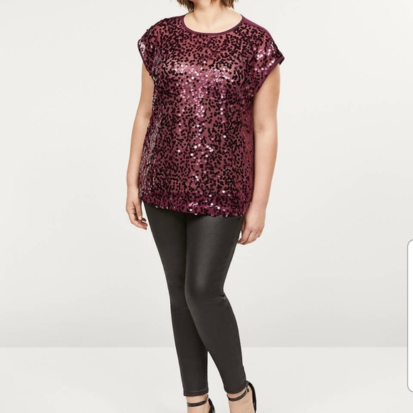 Sizes 14 & 22๐ฅNWT๐ฅSequin Top - Picture 2 of 4